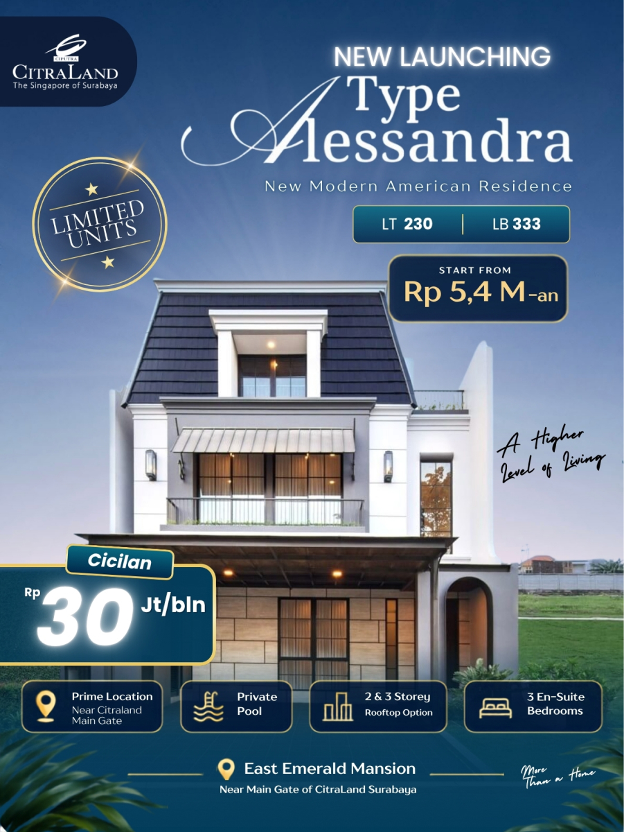 harga alessandra citraland