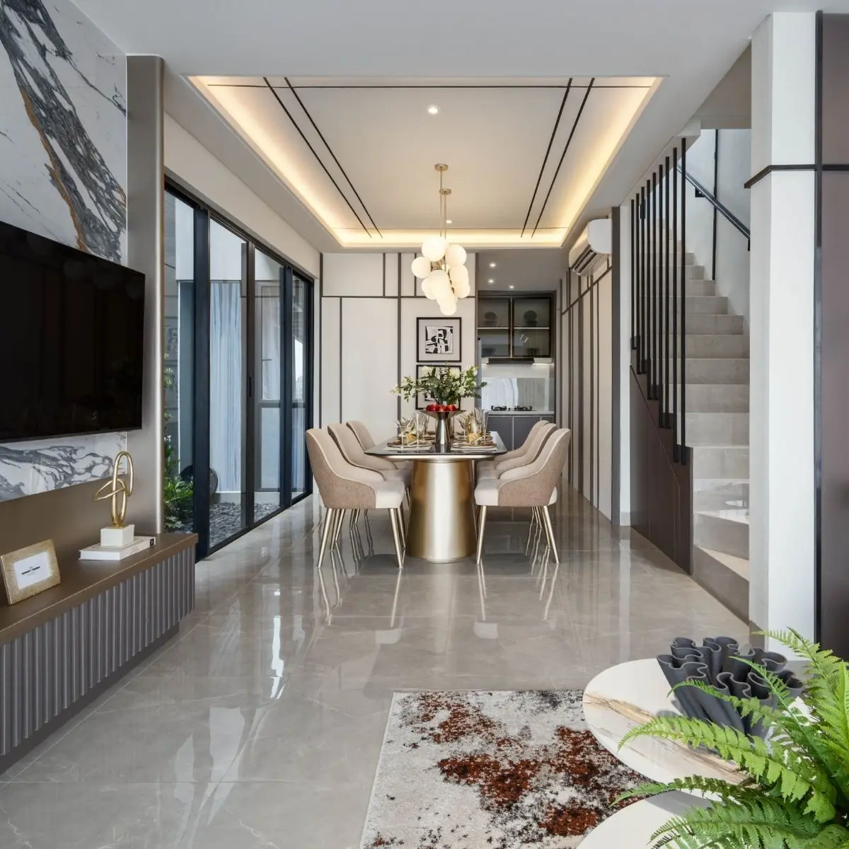 Interior Minimalis untuk Hunian Modern di Citraland Surabaya